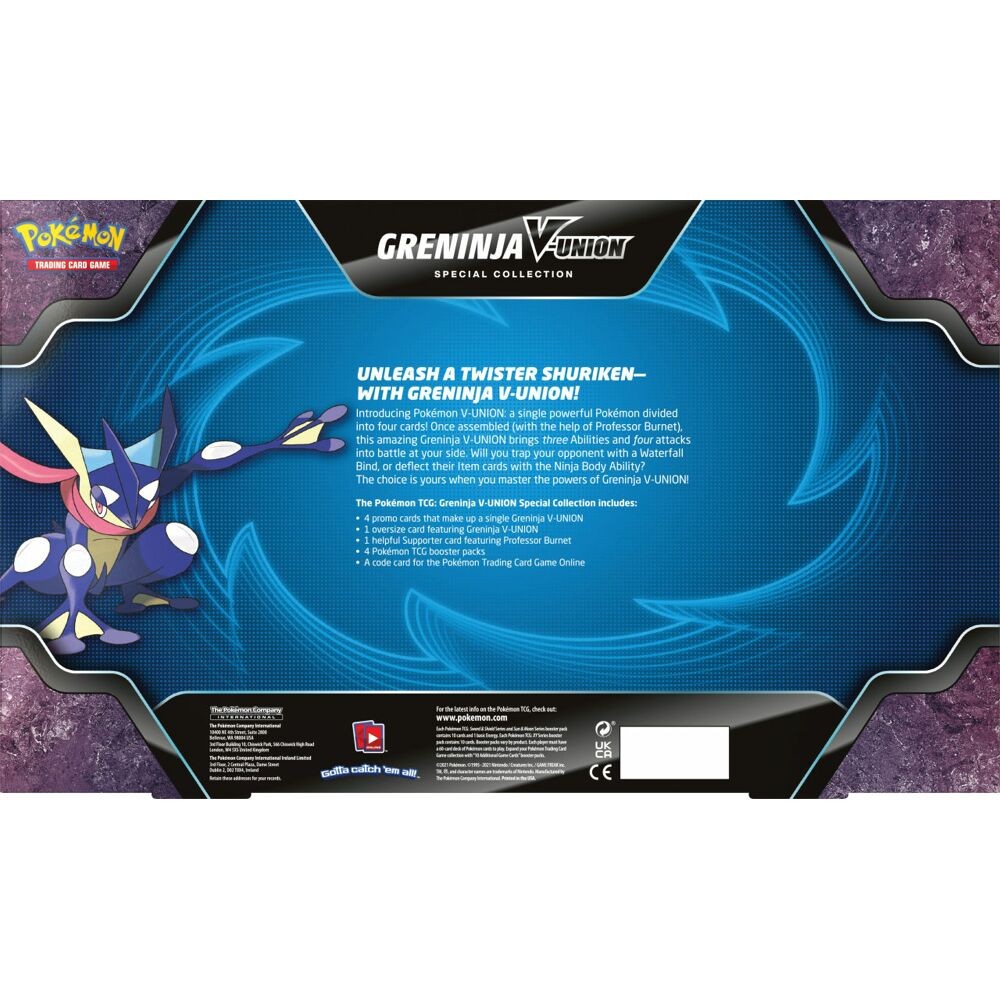 Greninja V Union Collection Sp Ciale Pok Mon Pokemart Be