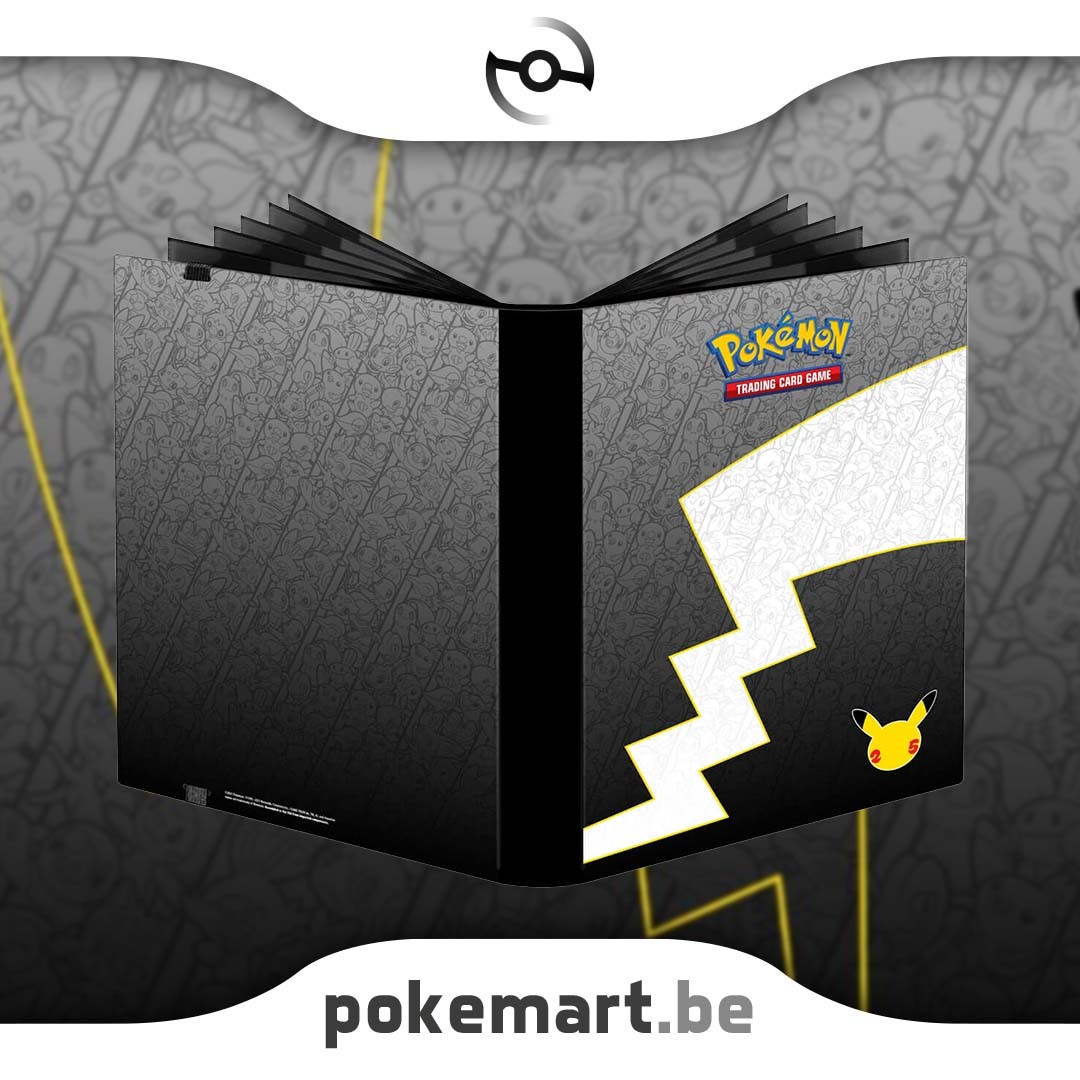 Ultra Pro: Classeur Pokémon 25ème célébration 9 Pock, peut contenir jusqu'à  360 cartes, fabriqué avec des matériaux en polypropylène sans danger pour  l'archivage, garde le contenu sécurisé, à partir : : Jeux