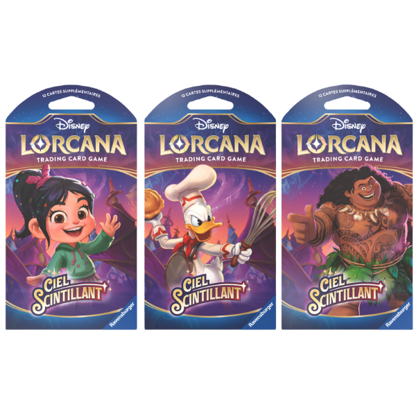 Disney Lorcana Ciel Scintillant - Sleeved Booster 